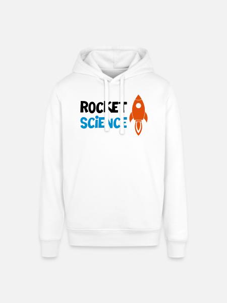 ROCKET SCIENCE / ROCKET SCIENCE - Stanley/Stella SOUNDER Unisex Hoodie - white