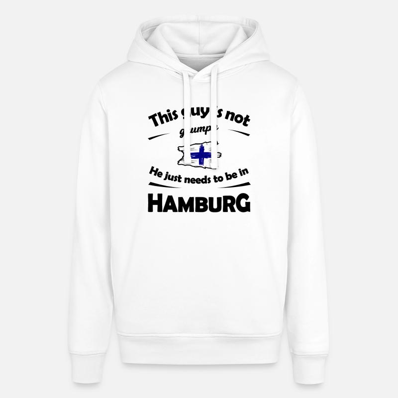 Fabriqué à Hambourg - Sweat à capuche SOUNDER Stanley/Stella Unisexe - blanc