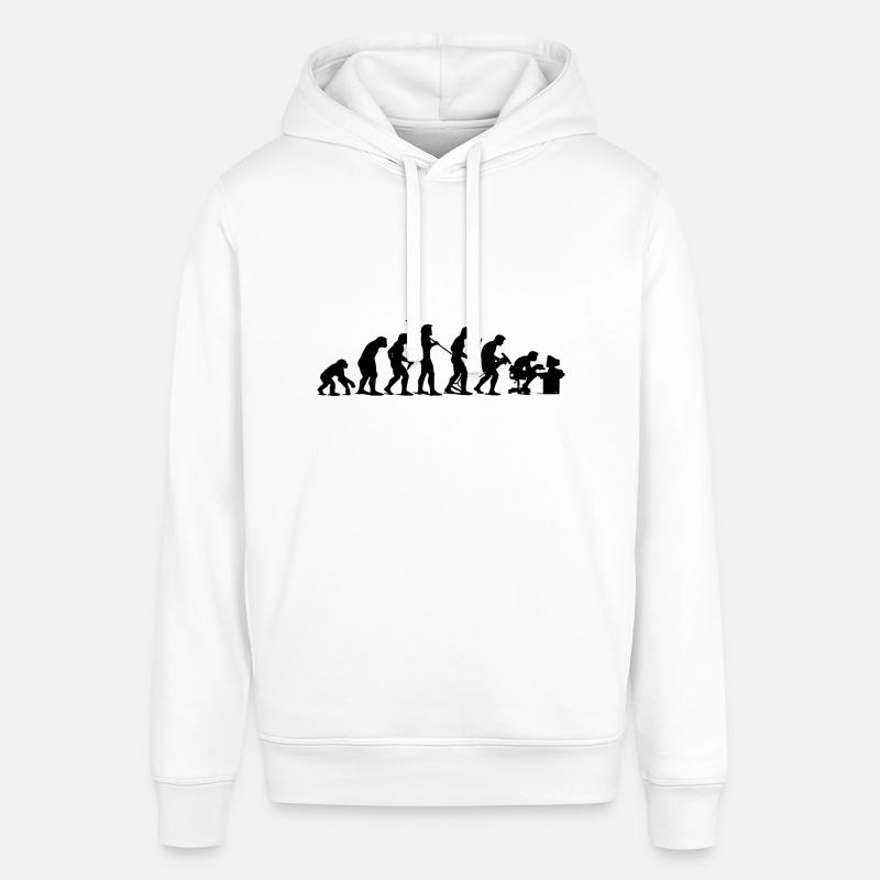 Darwin Evolution - Sweat à capuche SOUNDER Stanley/Stella Unisexe - blanc