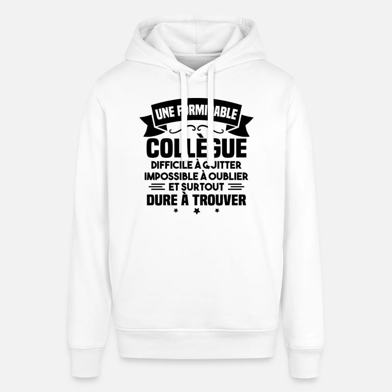 Une formidable collègue difficile - Sweat à capuche SOUNDER Stanley/Stella Unisexe - blanc