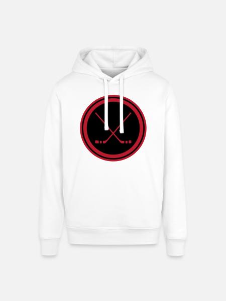 Ice hockey sticks - Stanley/Stella SOUNDER Unisex Hoodie - white