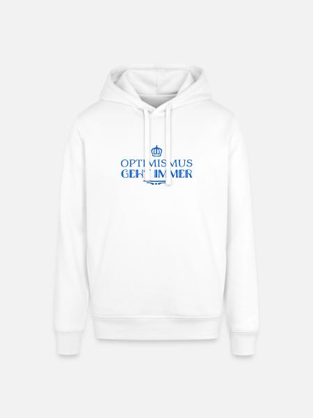 Optimismus ist super - Stanley/Stella Unisex Hoodie SOUNDER - Weiß