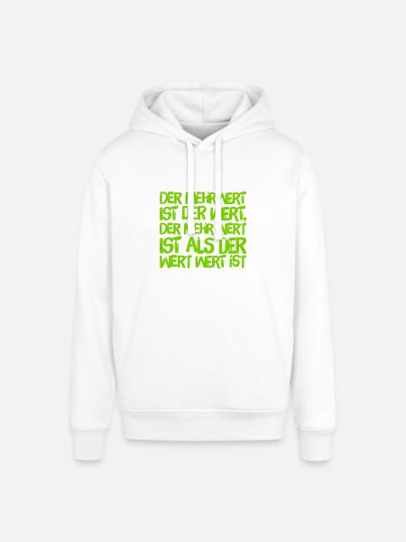 was der Wert wert ist - Stanley/Stella Unisex Hoodie SOUNDER - Weiß
