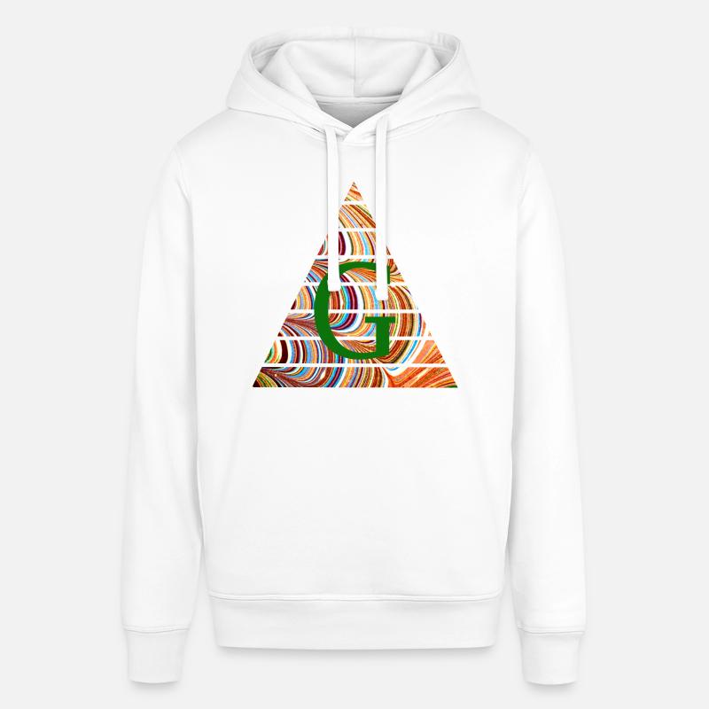 Triangle E 56 g - Sweat à capuche SOUNDER Stanley/Stella Unisexe - blanc
