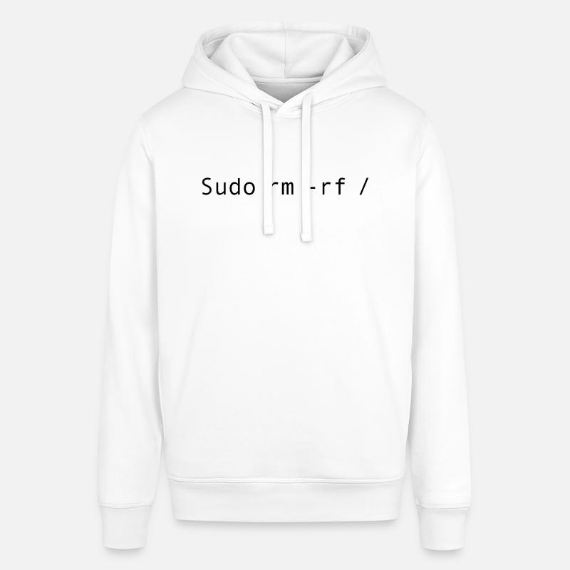 Linux-Codierung sudo rm -rf / - Stanley/Stella Unisex Hoodie SOUNDER - Weiß