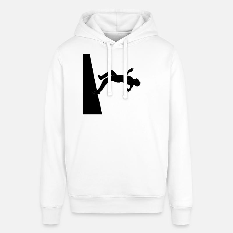 Wallflip - parkour - backflip - tricking skill - Sweat à capuche SOUNDER Stanley/Stella Unisexe - blanc