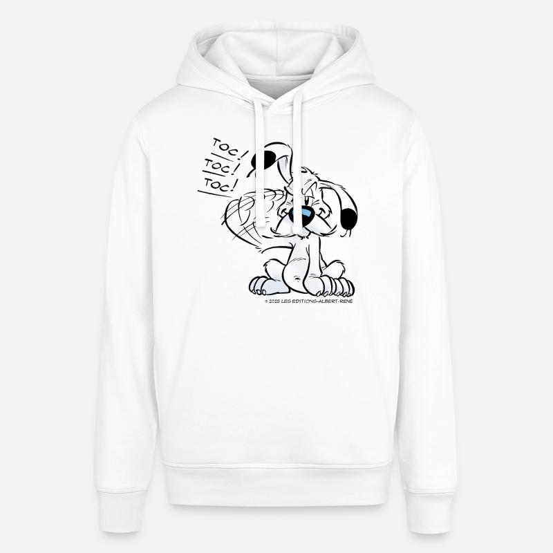 Asterix & Obelix Dogmatix Gesturing Toc - Sudadera unisex Stanley/Stella SOUNDER - blanco