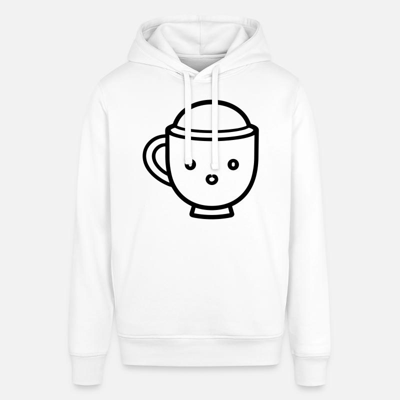 Mug de café - Sweat à capuche SOUNDER Stanley/Stella Unisexe - blanc