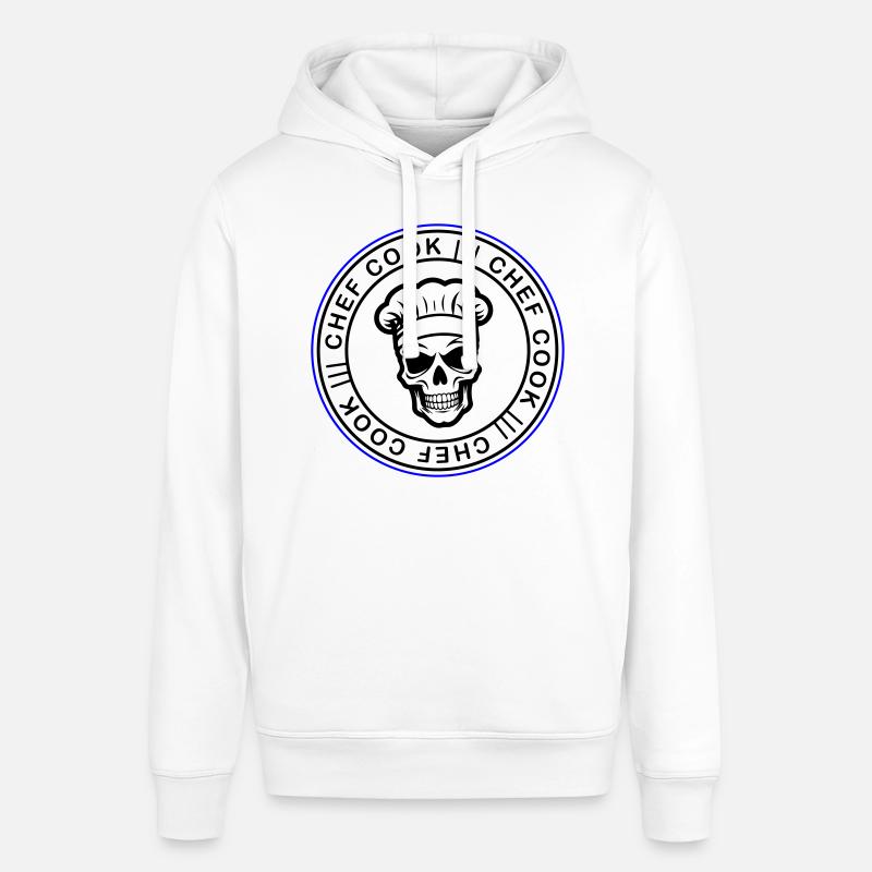 Chef Skull Chef - Sweat à capuche SOUNDER Stanley/Stella Unisexe - blanc