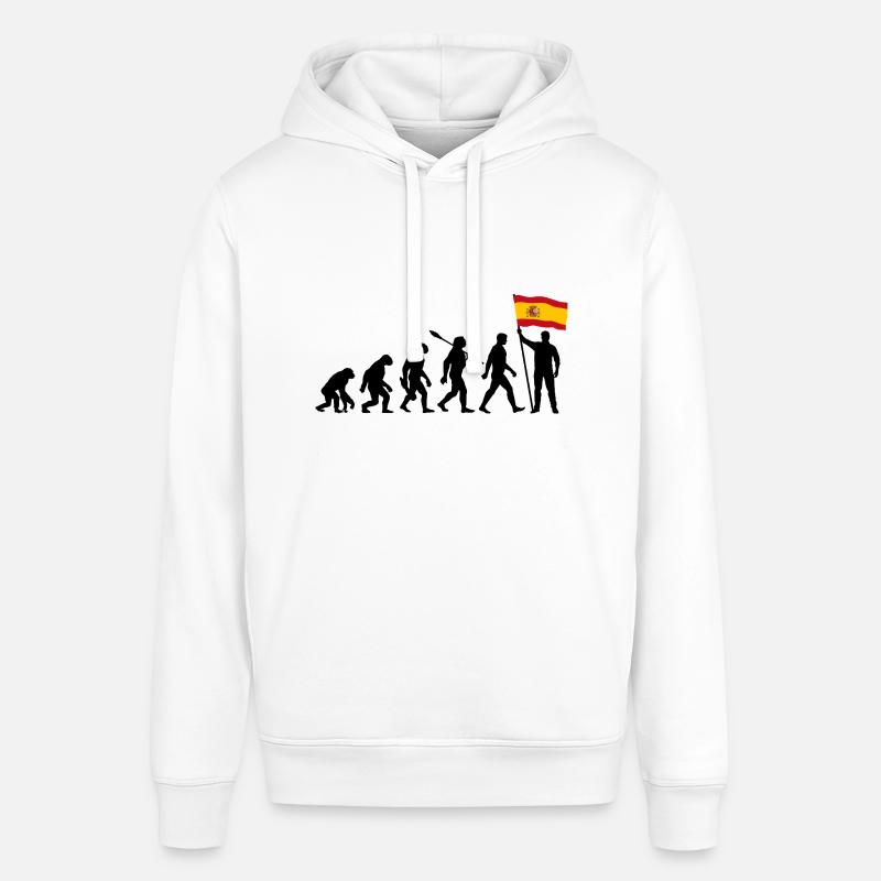 Spanien - Evolution - Flagge - Nation - Stanley/Stella Unisex Hoodie SOUNDER - Weiß