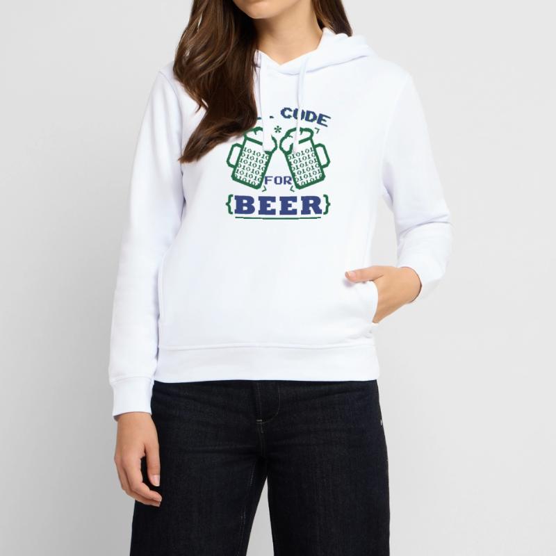Funny Beer Coding Coder Stanley/Stella SOUNDER Unisex Hoodie