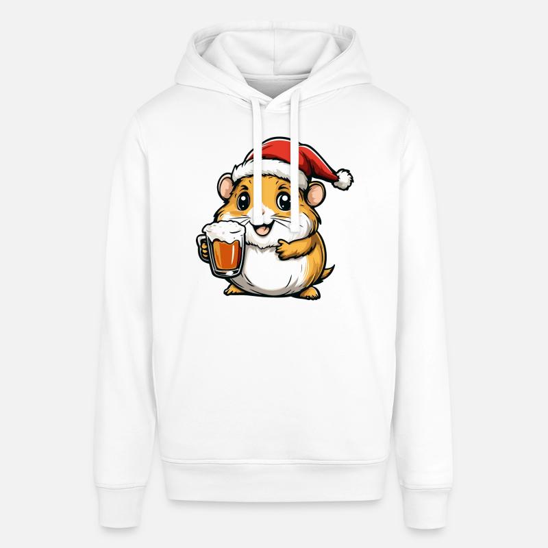Bière de Noël Hamster - Sweat à capuche SOUNDER Stanley/Stella Unisexe - blanc
