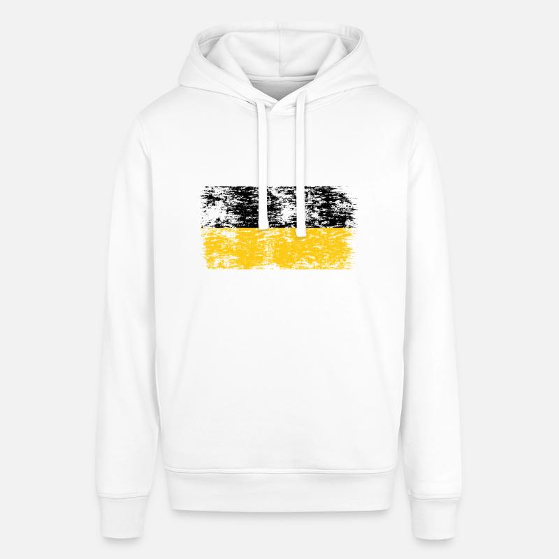 Drapeau du Bade-Wurtemberg Heimat Stuttgart - Sweat à capuche SOUNDER Stanley/Stella Unisexe - blanc