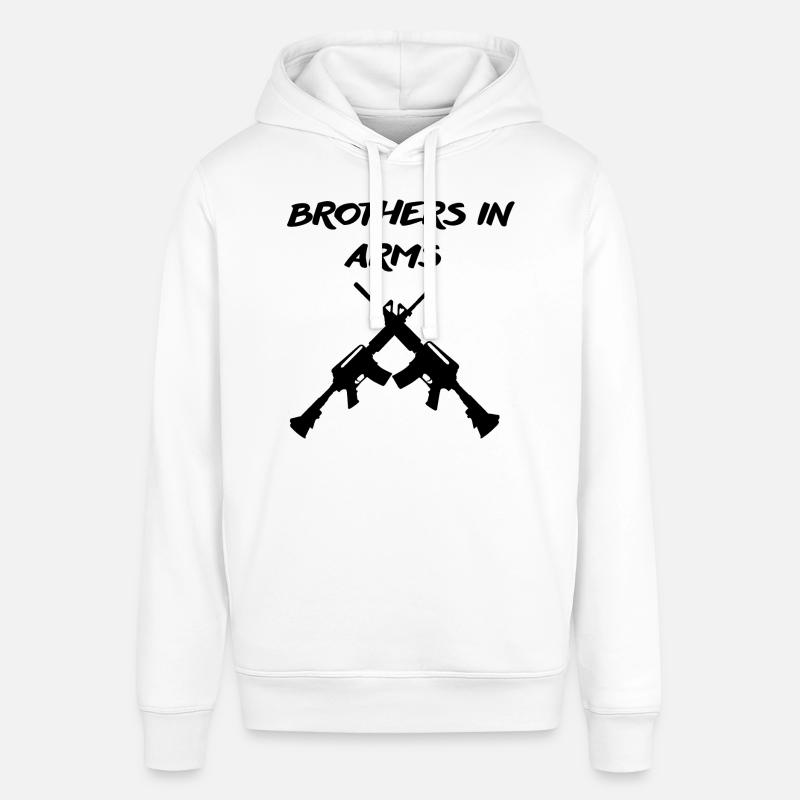 Fraternité d’armes. - Sweat à capuche SOUNDER Stanley/Stella Unisexe - blanc