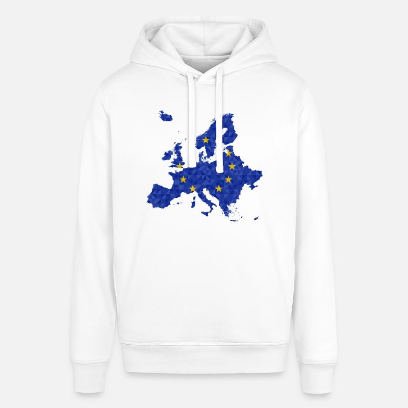 Drapeau européen Drapeau européen - Sweat à capuche SOUNDER Stanley/Stella Unisexe - blanc