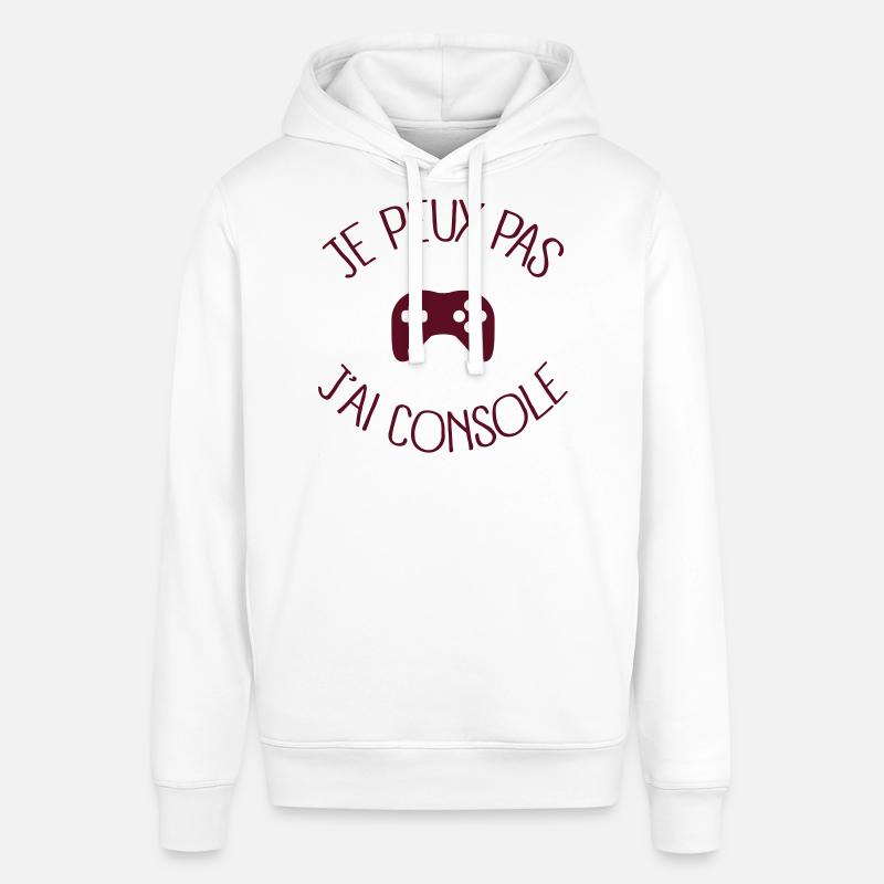 Je peux pas j'ai Console - Sweat à capuche SOUNDER Stanley/Stella Unisexe - blanc