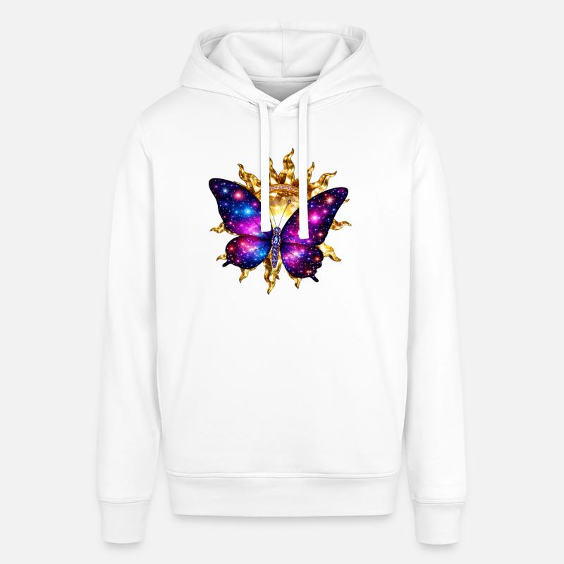 Monde du Soleil – Lumière Cosmique Éternelle - Sweat à capuche SOUNDER Stanley/Stella Unisexe - blanc