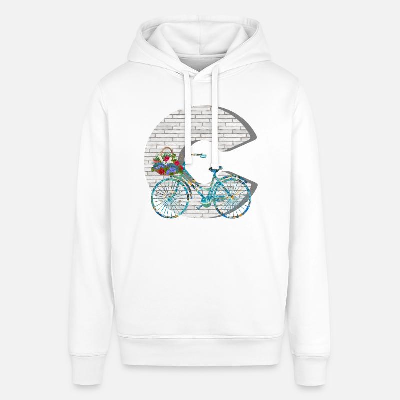 vélo e 100 c - Sweat à capuche SOUNDER Stanley/Stella Unisexe - blanc