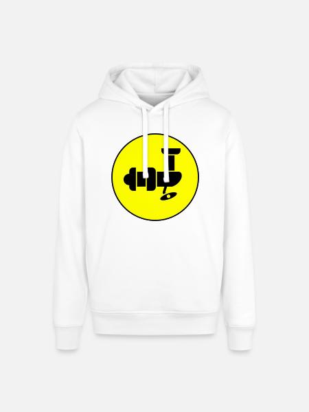 Fishing Reel Symbol Circle - Stanley/Stella SOUNDER Unisex Hoodie - white