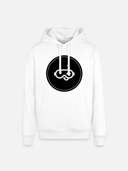 Diving goggles circle - Stanley/Stella SOUNDER Unisex Hoodie - white