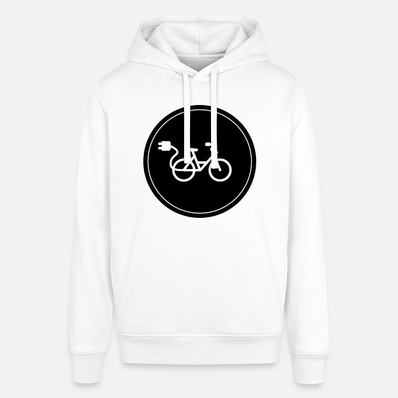 eBike Vélo Cyclisme - Sweat à capuche SOUNDER Stanley/Stella Unisexe - blanc