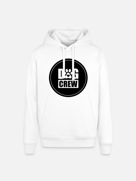 Dog Crew Circle - Stanley/Stella SOUNDER Unisex Hoodie - white