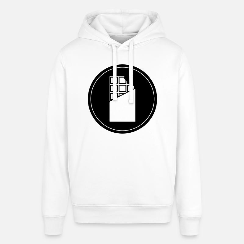 Icône de chocolat Icône - Sweat à capuche SOUNDER Stanley/Stella Unisexe - blanc