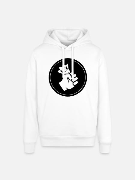 Spike grill icon - Stanley/Stella SOUNDER Unisex Hoodie - white