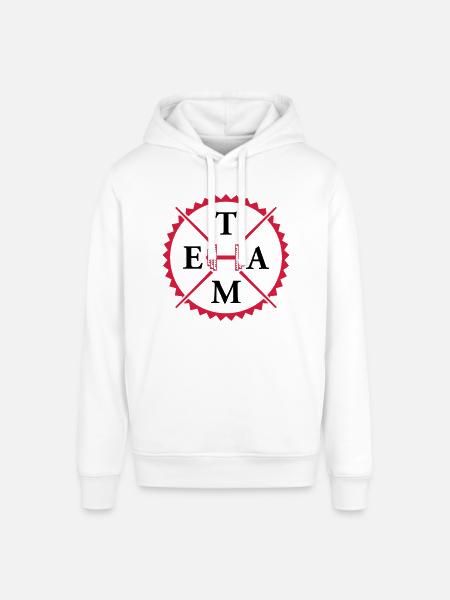 hantel gym team - Stanley/Stella Unisex Hoodie SOUNDER - Weiß