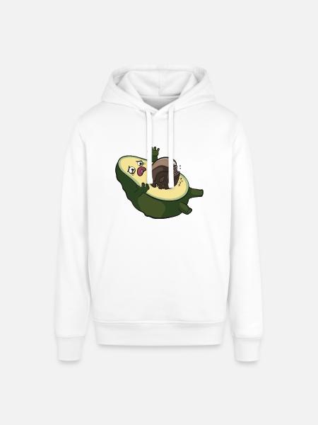 Avocado Alien Aliens Funny Ufo Cinema Movie Gift - Stanley/Stella SOUNDER Unisex Hoodie - white
