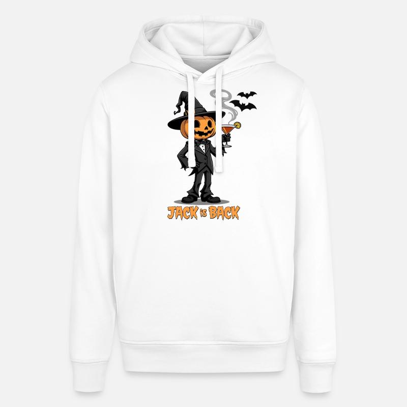 Jack is Back - Citrouille d’Halloween - Sweat à capuche SOUNDER Stanley/Stella Unisexe - blanc