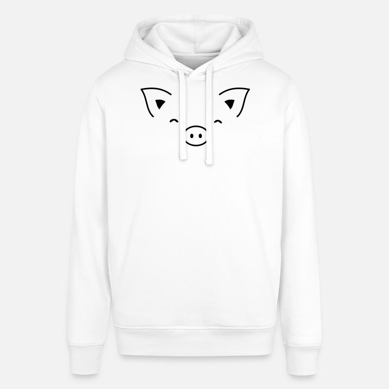 Pig piglet sow - Stanley/Stella SOUNDER Unisex Hoodie - white