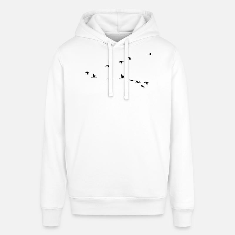 Vögel - Sweat à capuche SOUNDER Stanley/Stella Unisexe - blanc