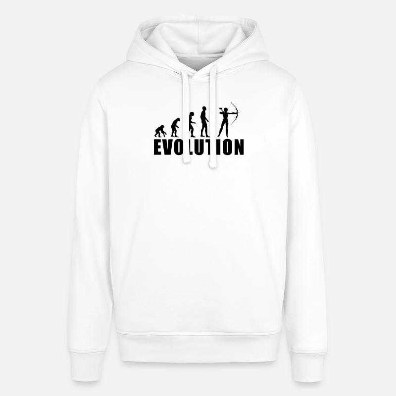 EVOLUTION BOGENSCHIESSEN Geschenk - Sweat à capuche SOUNDER Stanley/Stella Unisexe - blanc