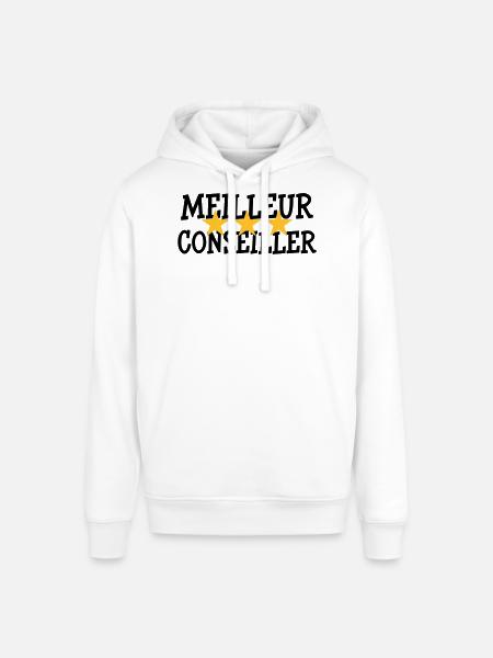 Meilleur Conseiller - Sweat à capuche SOUNDER Stanley/Stella Unisexe - blanc