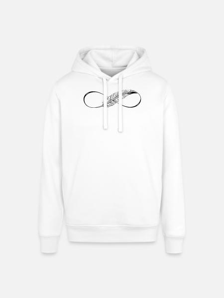 Cute Lines Infinity Spring - Stanley/Stella SOUNDER Unisex Hoodie - white