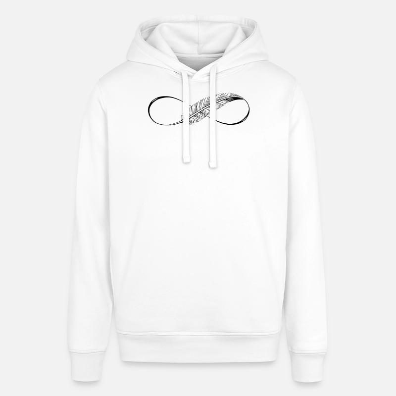 Lignes mignonnes Infinity Spring - Sweat à capuche SOUNDER Stanley/Stella Unisexe - blanc