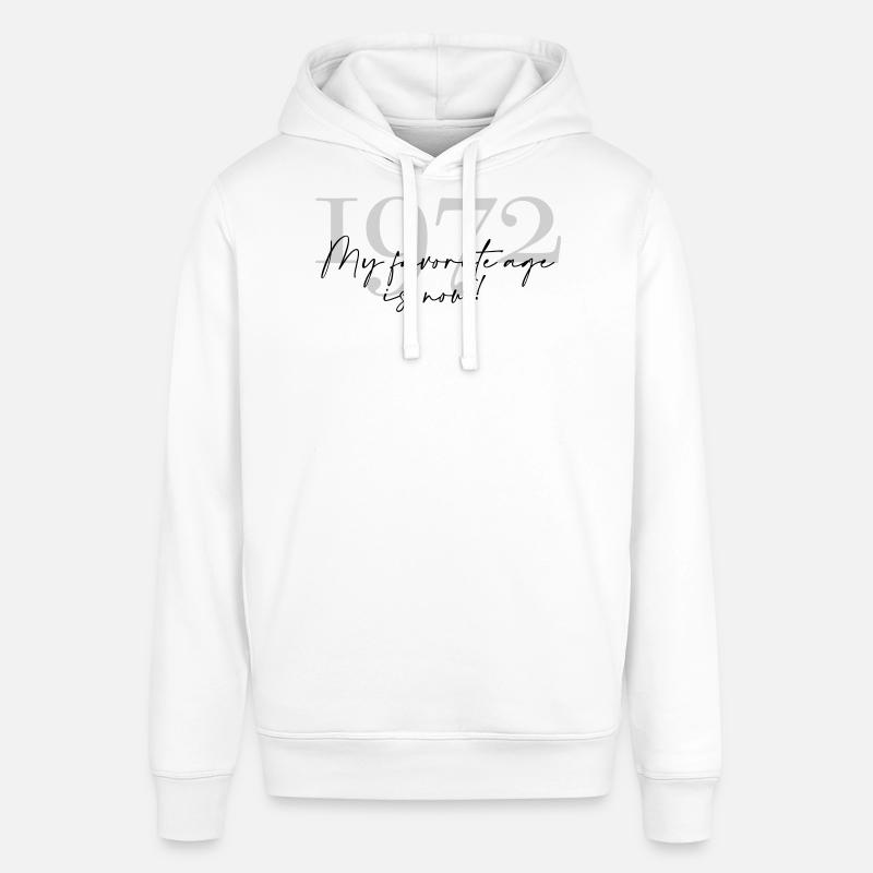 Millésime Année 1972 Script - Sweat à capuche SOUNDER Stanley/Stella Unisexe - blanc