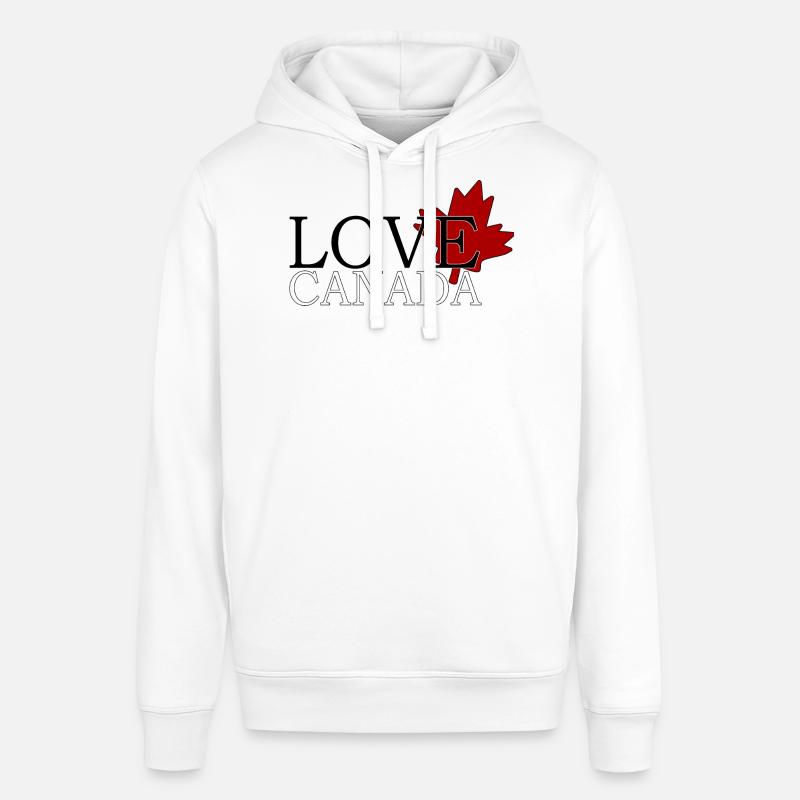 Amour canada - Sweat à capuche SOUNDER Stanley/Stella Unisexe - blanc