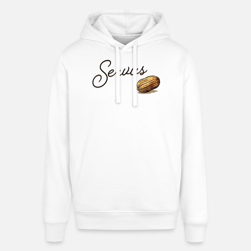 Conception du scénario de Serius Mandel - Sweat à capuche SOUNDER Stanley/Stella Unisexe - blanc