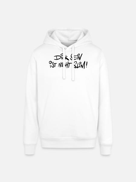Dicksein Humor Saying Pun - Stanley/Stella SOUNDER Unisex Hoodie - white