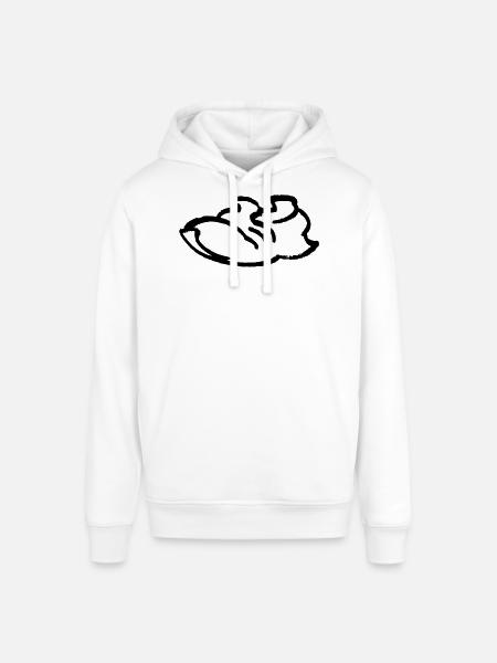 Running Shoe Contour - Stanley/Stella SOUNDER Unisex Hoodie - white