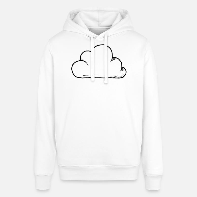 Conception du cloud - Sweat à capuche SOUNDER Stanley/Stella Unisexe - blanc