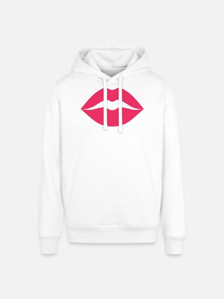 Pink Kiss Icon - Stanley/Stella Unisex Hoodie SOUNDER - Weiß