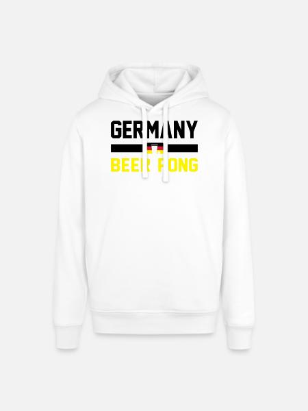 Bier Pong Deutschland - Stanley/Stella Unisex Hoodie SOUNDER - Weiß