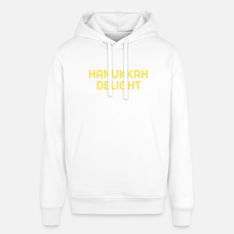 Hanoukka Hanoukka Hanoucca - Sweat à capuche SOUNDER Stanley/Stella Unisexe - blanc