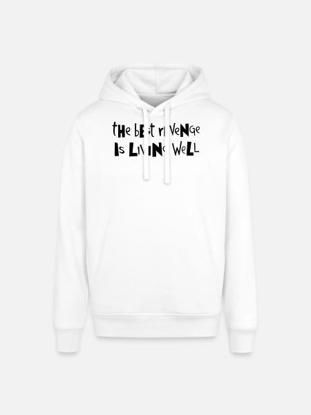 Best revenge ... by Cean - Stanley/Stella SOUNDER Unisex Hoodie - white