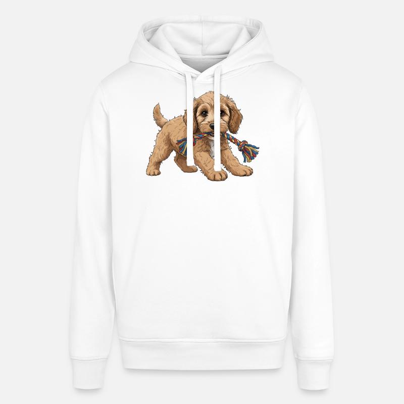 Chiot Cockapoo - Sweat à capuche SOUNDER Stanley/Stella Unisexe - blanc