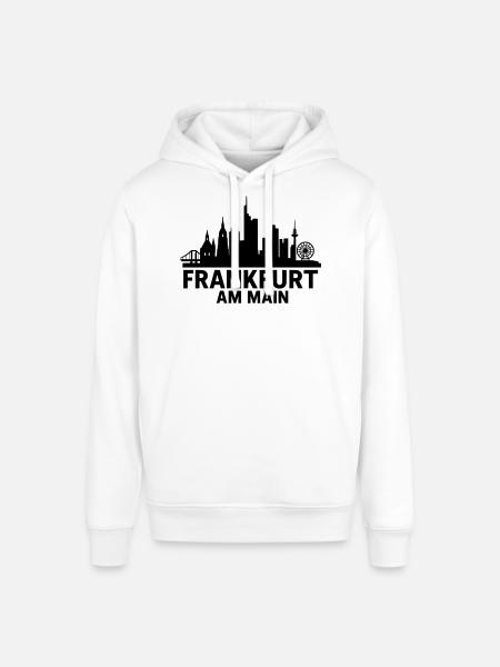 Francfort-sur-le-Main Silhouette - Sweat à capuche SOUNDER Stanley/Stella Unisexe - blanc