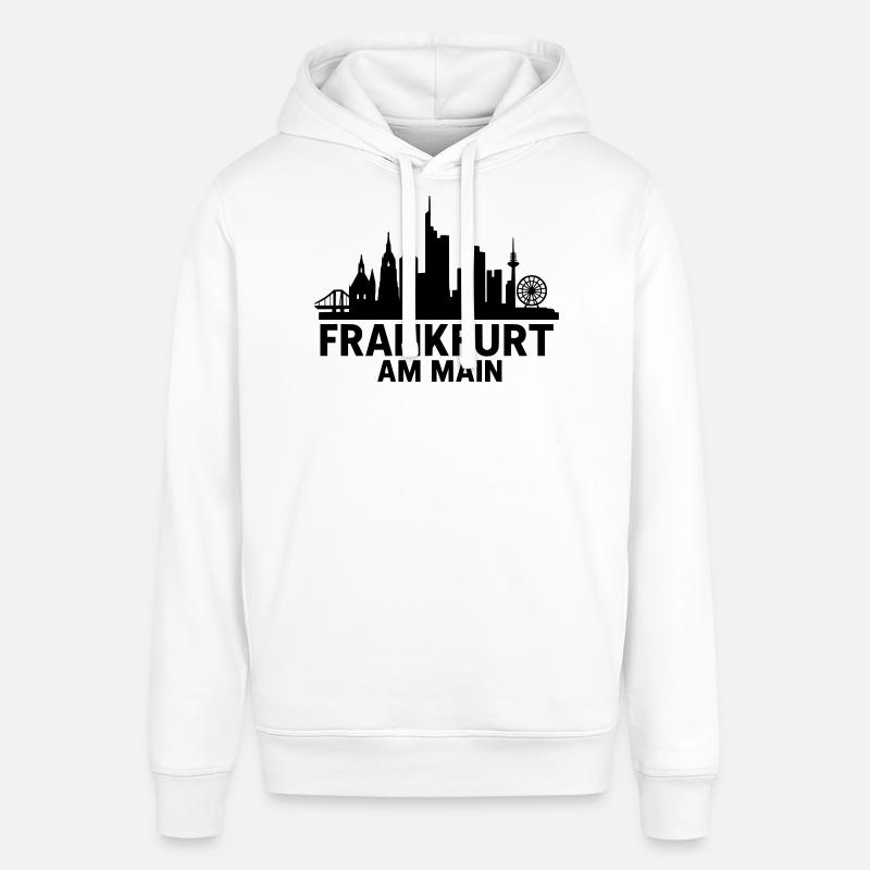 Francfort-sur-le-Main Silhouette - Sweat à capuche SOUNDER Stanley/Stella Unisexe - blanc